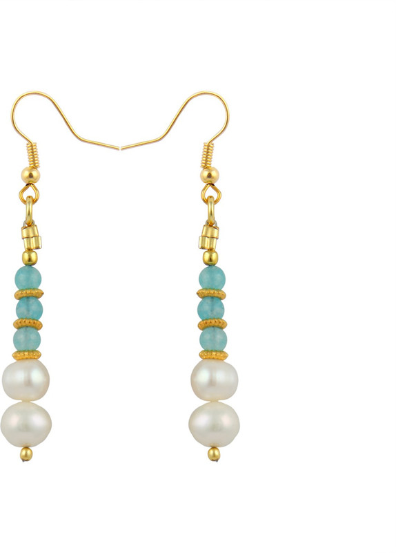 Pearlz Ocean Palatial Pearl, Jade Alloy Drops & Danglers