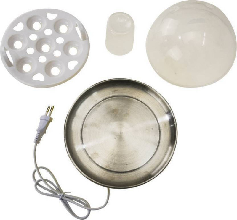 Gadget Hero's Egg Poacher Steamer Cooker Boiler Fryer Premium ER12 Egg Cooker(Multicolor, 7 Eggs)