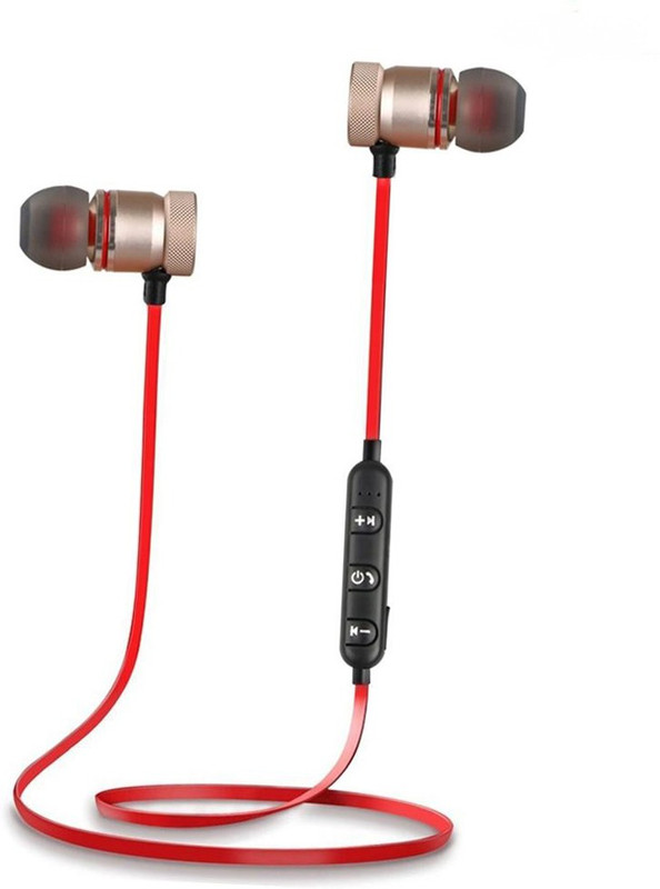 odile Newest Magnetic Bluetooth Headphone with Noise Isolation Bluetooth Headset with Mic(Black, In the Ear)