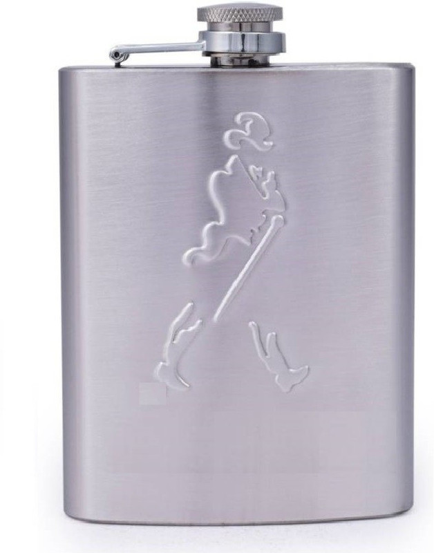 johny walker 230 ML steel Hip Flask(236 ml)