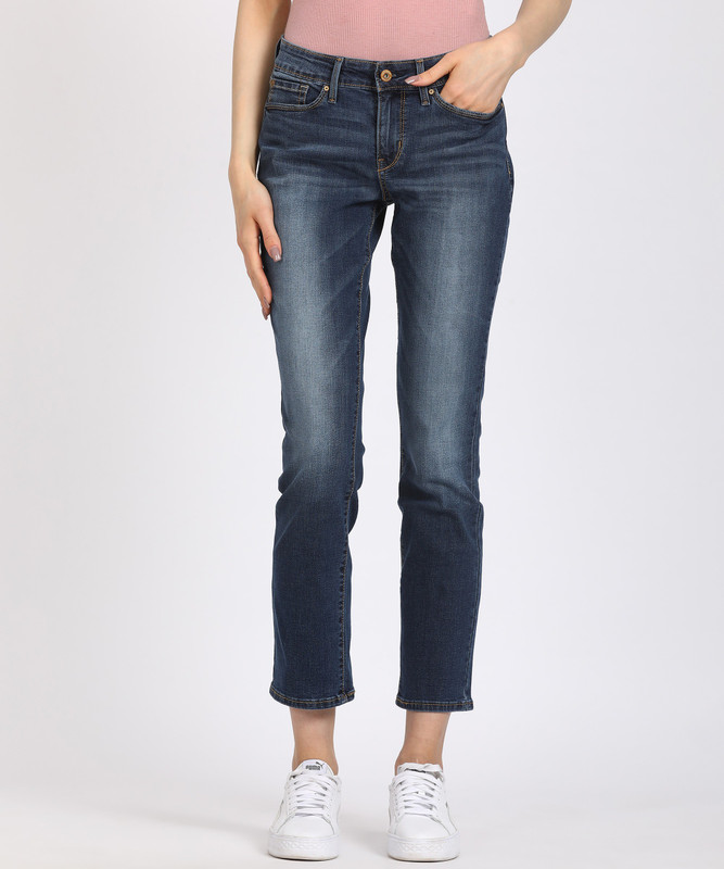 Buy Denizen from Levi s Regular Women Blue Jeans Online at