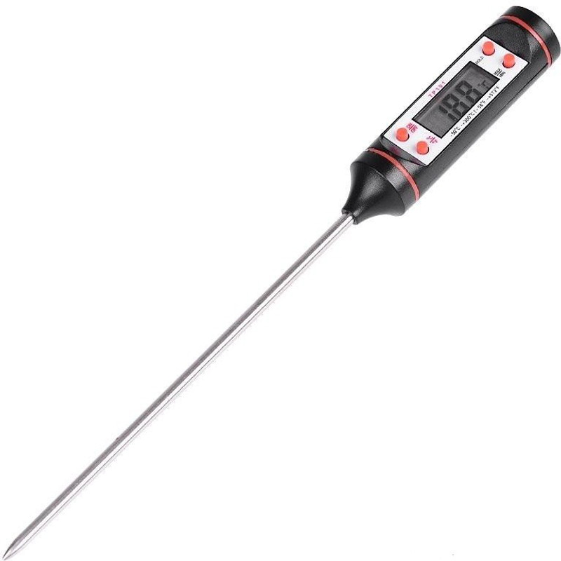 Spoorty Groups WT-1 with Stainless Steel Sensorprobe Thermometer with Fork Kitchen Thermometer