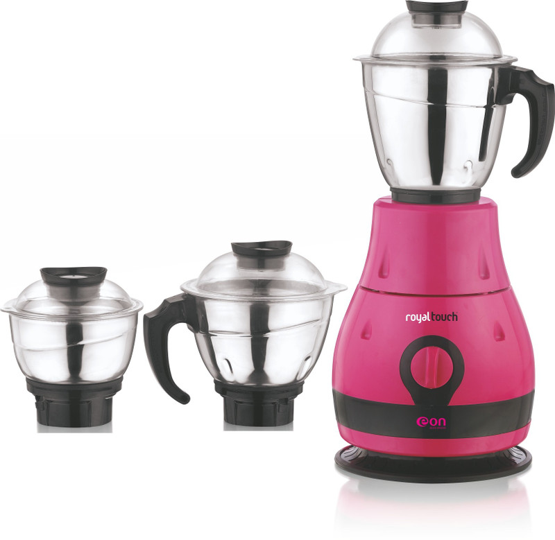 ROYAL TOUCH NA EON 750 Mixer Grinder(Pink, 3 Jars)