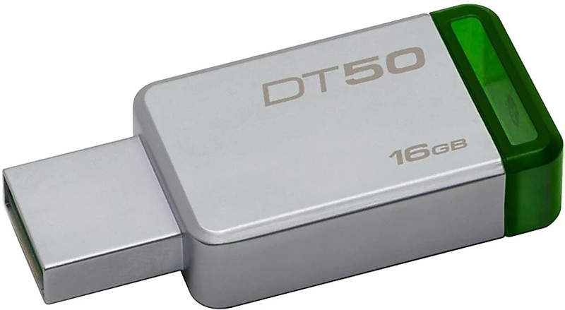 Kingston DT50 3.1/3.0/2.0 16 GB Pen Drive(Silver)