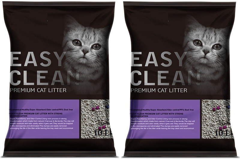 Emily Pets Lavender Flavor 10L Pack of 2 Pet Litter Tray Refill