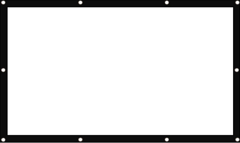Egate PROJECTOR SCREEN 7 X 5 FT FLEXI WRAP Projector Screen (Width 213 cm x 150 cm Height)