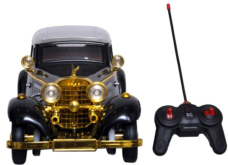 collectionmart Classic Royal Remote Control Antique Model Car R/C Toy(Black)