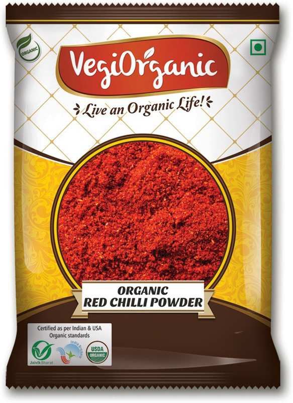 vegiorganic Organic Red Chilly Powder(200 g)