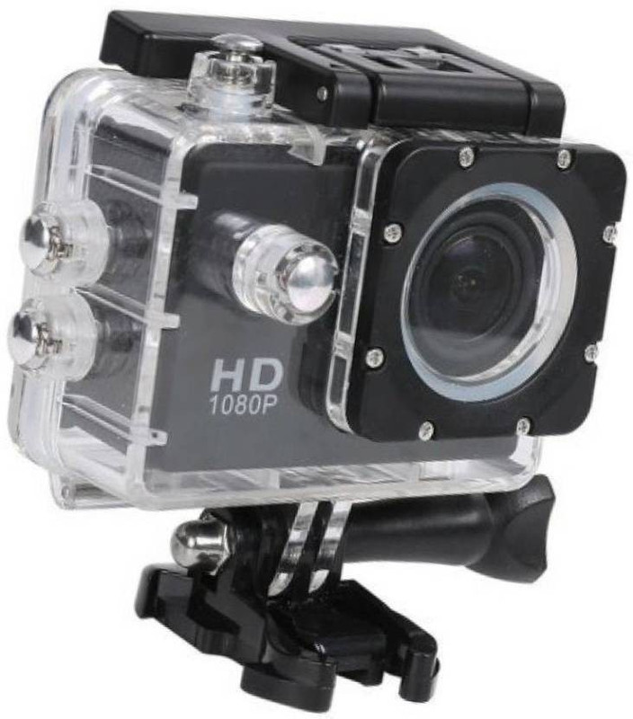 Buy Genuine HD 1080P Cam Waterproof Sport Camera Diving Ultra HD Screen Sports and Action Camera(Black, 12 MP)