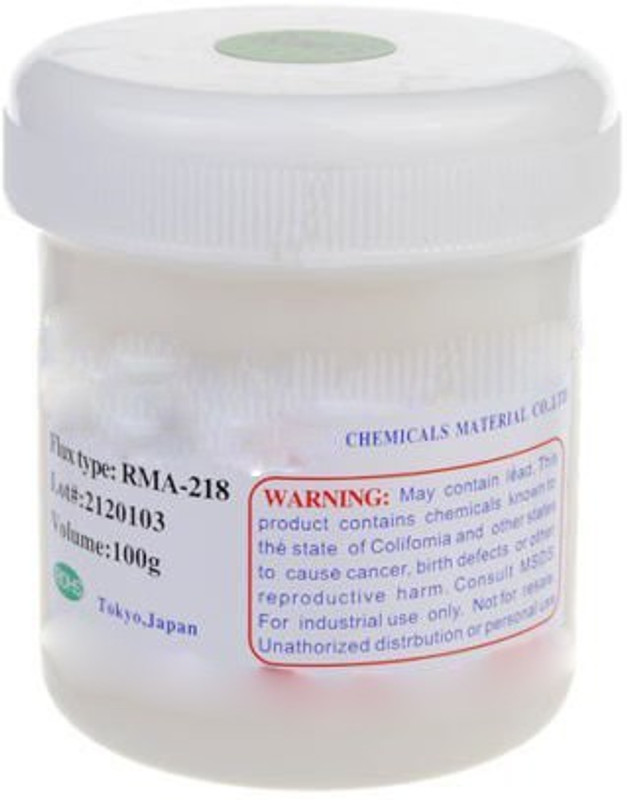 Buyyart WIRE50 New Kingbo Rma, 218 100G Bga Soldering Flux Solder Paste Ceramic Based Thermal Paste(100 g 5 W/mK)