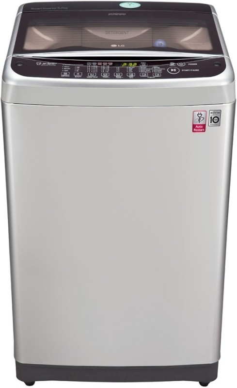 LG 8 kg Fully Automatic Top Load Silver(T9077NEDLY)