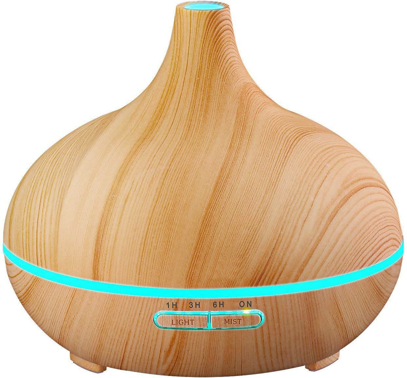 kapimo Air Freshener Humidifier Led Color Changing Lights Essential Oil Electric Aroma Diffuser (Pack of 1)(300 ml)