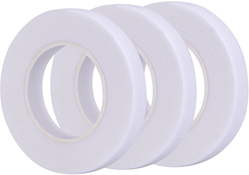 just flowers One Sided Stem Wrapping in Floral Arrangements Floral Tape 3Pc White