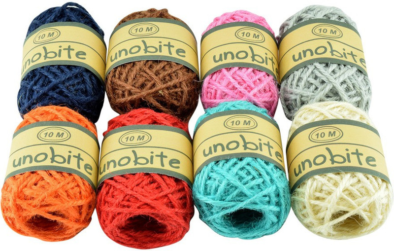 coloured jute twine
