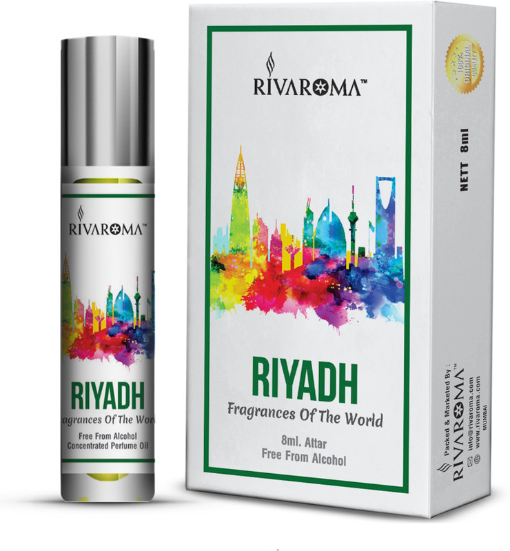 Rivaroma Roll On ( RIYADH ) 8 ml Floral Attar(Floral)