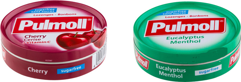 pulmoll CHEM EUCALYPTUS MENTHOL, CHERRY(Pack of 2)
