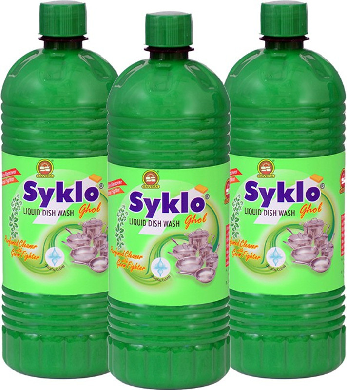 savera Ghol Multipurpose Liquid Dish wash Dish Cleaning Gel(Fresh, 3 x  333.33 ml)