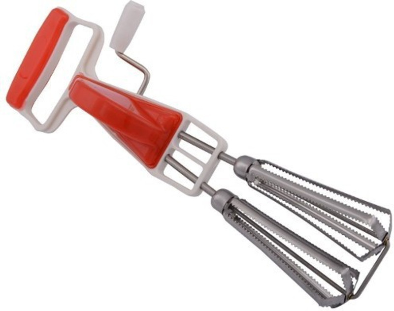 Kitchen India ™ Airan 1792 Stainless Steel Egg Beater/Whisker / Lassi/Butter Milk Maker/Mixer Hand Blender 0 W Hand Blender(Red)