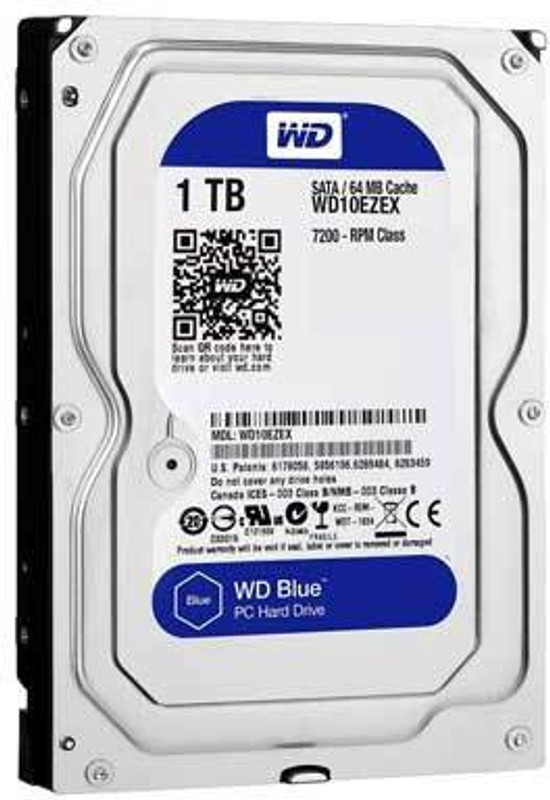 WD Caviar Blue 1 TB Desktop, All in One PC's Internal Hard Disk Drive (WD10EZEX)