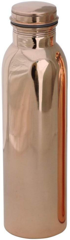 akosha 100% pure copper 1000 ml Water Bottle(Set of 1, Brown)