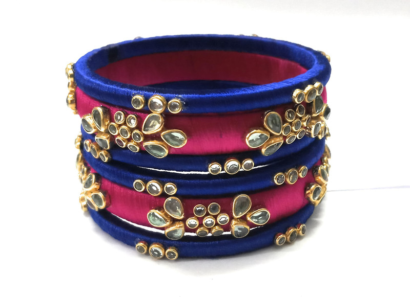 kepler Plastic Bangle Set(Pack of 6)