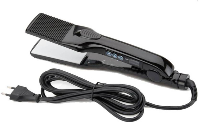 pritam global traders Ch-9210 Hair Straightner for women Cb-9210 Lcd Screen With Light Hair Straightener for women and men Hair Straightener(Black)