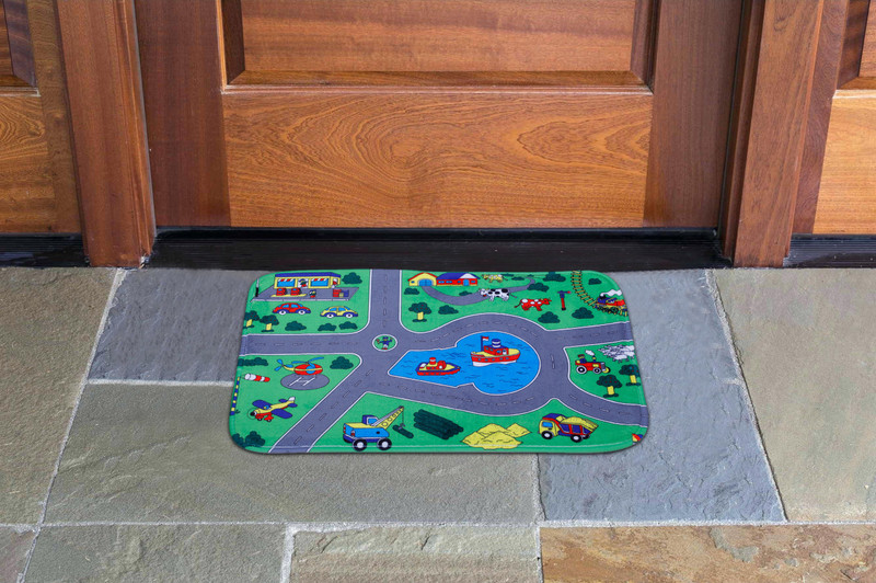 Ramcha Polyester Baby Bath Mat(Multicolor, Medium)