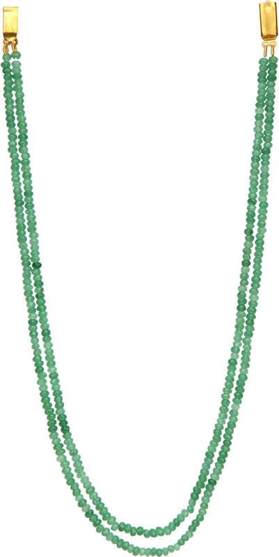 runjhun Onex 2 layered Ethenic Royal bollywood partywear Designer Necklace Onyx Gold-plated Plated Brass Necklace