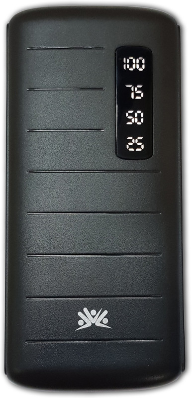 magnox 10000 Power Bank (B-10A, 10000mAh powerbank with 1mtr charging cable)(Black, Lithium-ion)