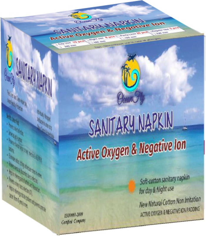ocean fly Active Oxygen and Negative Ion Sanitary Pads Sanitary Pad