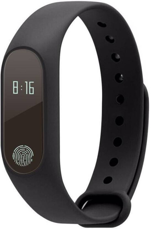 vacottadesign Fitness Smart band(Black Strap, Size : Free)