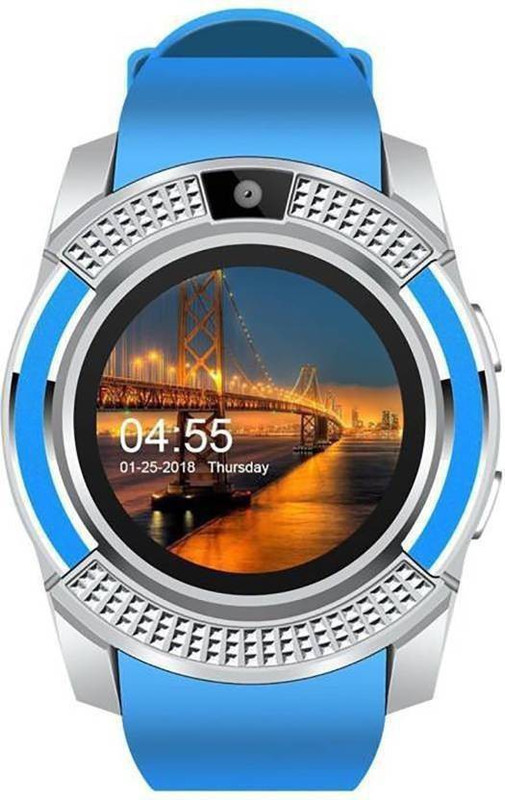 Celestech CS009 phone Smartwatch(Blue Strap, Free Size) Celestech CS009 phone Smartwatch(Blue Strap, Free Size)
