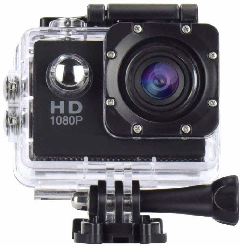 IMMUTABLE ACTION CAMERA Ultra HD 1080P Sports Action Camera with Rechargeable Batteries up to 32GB SD Card Compatible with Android, iOS, Tablet, PC Sports and Action Camera(Black, 12 MP)