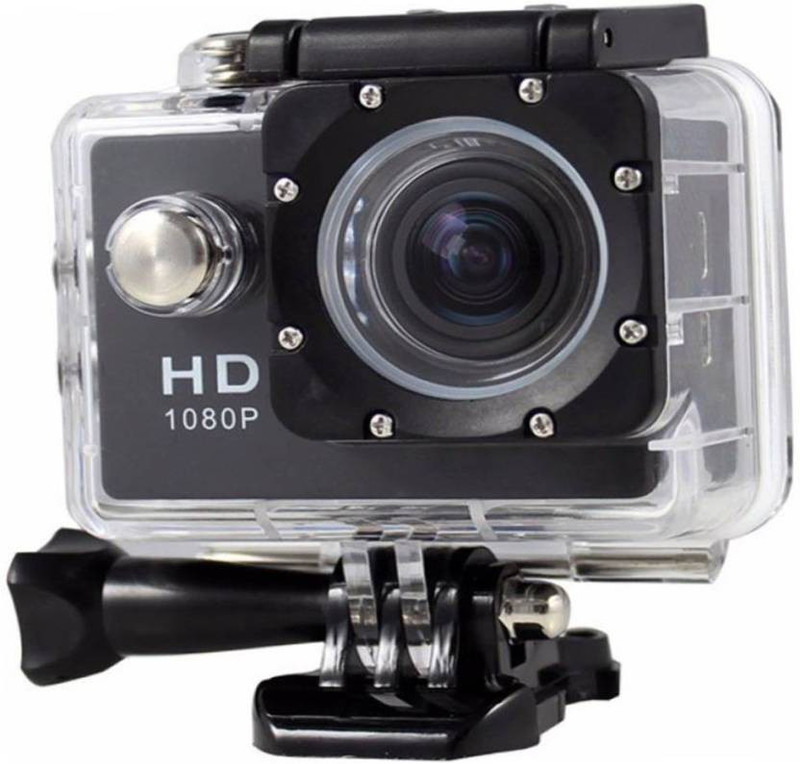 Buy Genuine HD 1080P 4K Ultra HD 12 MP WiFi Waterproof Digital Camera Multiple Photo Shooting Mounted Suitable Sports and Action Camera(Black, 12 MP)