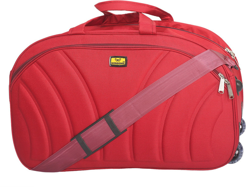 w winsome (Expandable) Winsome Duffel Strolley Bag(Red)