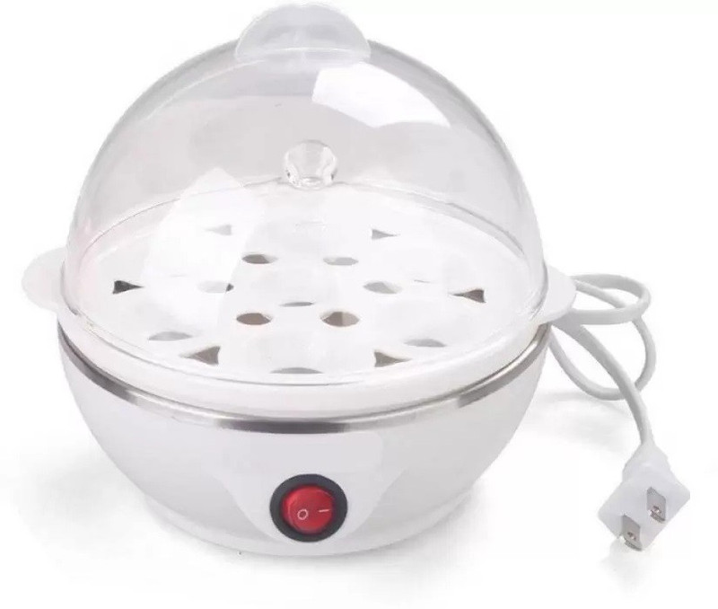 Starbust [SB-EC03] Stainless Steel 7 Egg Cooker, Boiler, Poacher Electric and Steamer with Tray, Multicolour Egg Cooker(Multicolor, 7 Eggs)