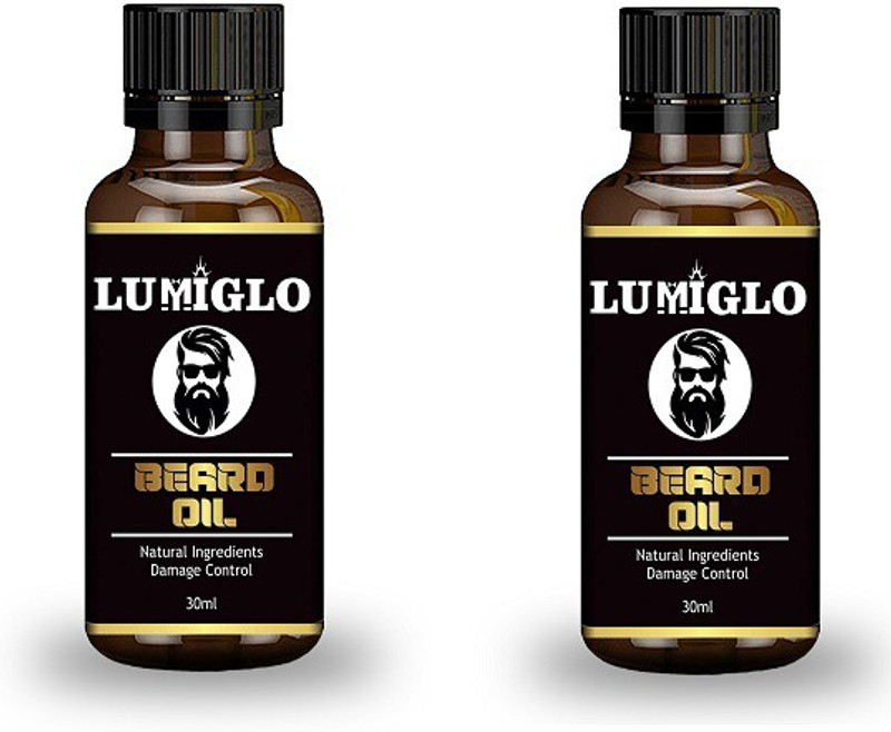 lumiglo BEARD AND MOUSTACHE OIL Hair Oil(60 ml)