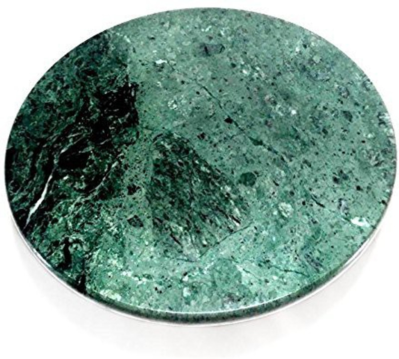 SK Craft Marble Chakla Green - 9" Diameter Board(Green, Pack of 1)