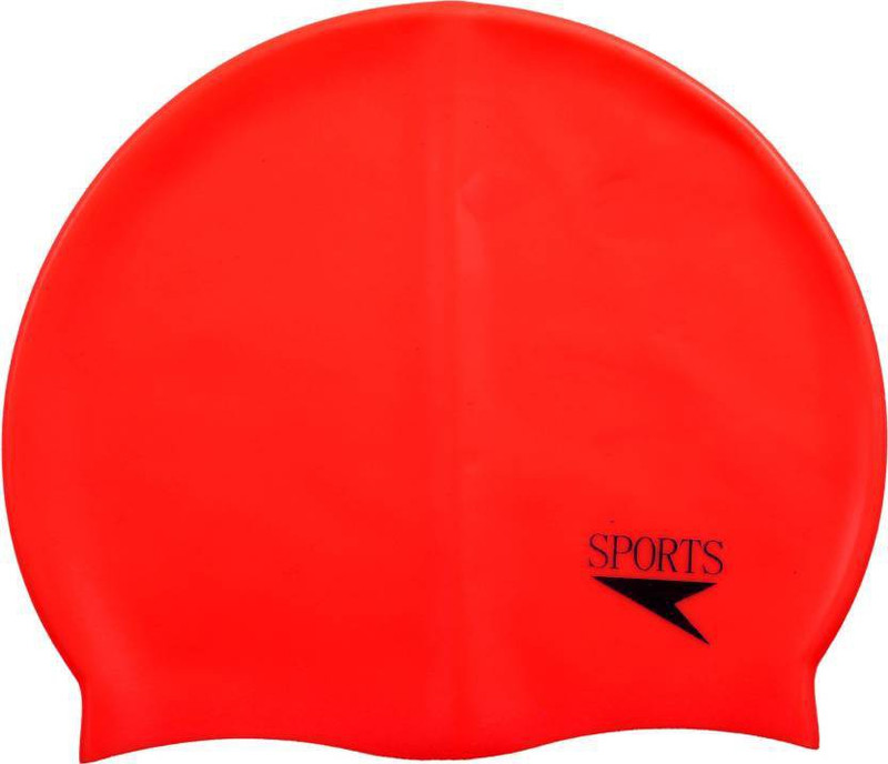taj carpets HAIR PROTECTION SILICON SWIMMING CAP FOR SWIM Swimming Cap(Red, Pack of 1)