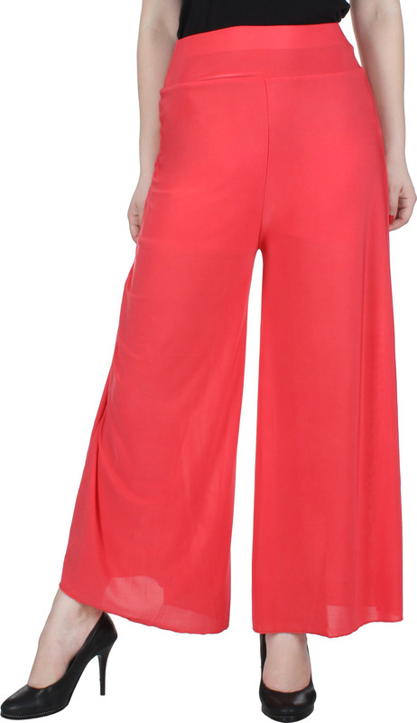 Manash Fashion Regular Fit Women Orange Trousers