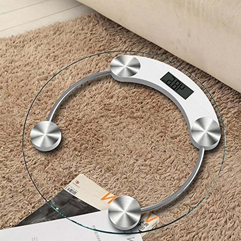 Urweigh Personal Weight Machine Human Body Digital Thick Transparent Glass Weighing Scale(White)