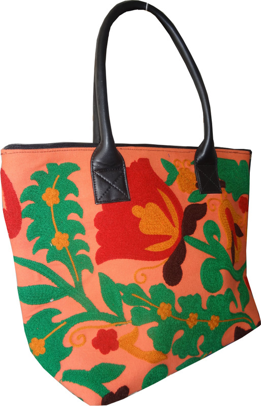 HOMETEXBAZAR NO Multipurpose Bag(Orange, Multicolor, 49 inch)