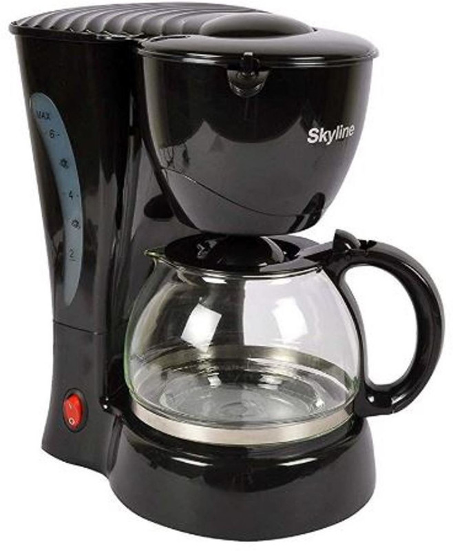 Skyline VT-7011 12 cup Drip 12 Cups Coffee Maker(Black)