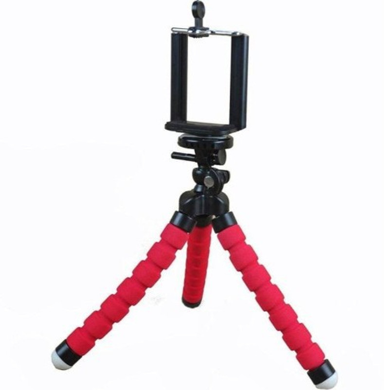 ESCHEW Octopus Mini Tripod Stand for Mobile Camera Tripod(Red, Supports Up to 500 g)