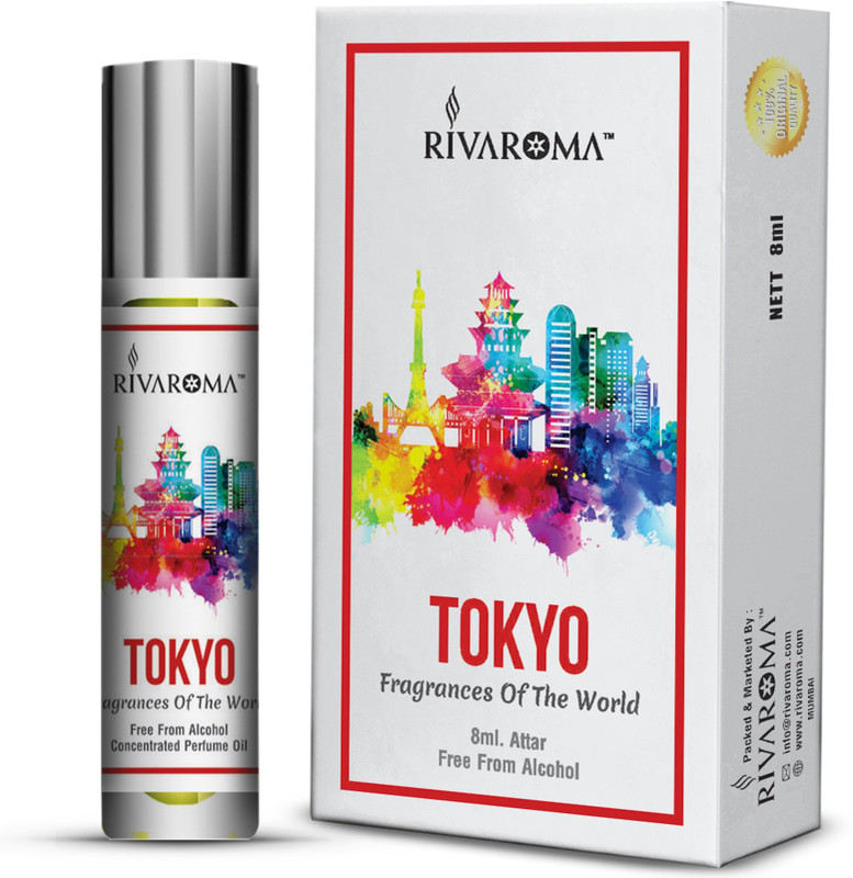 Rivaroma Roll On ( TOKYO ) 8 ml Floral Attar(Floral)