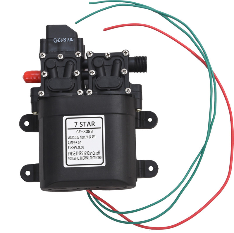 7star 7-STAR 8.0 LPM / 12v DC Battery Sprayer Motor Pump Diaphragm Water Pump(5 HP)