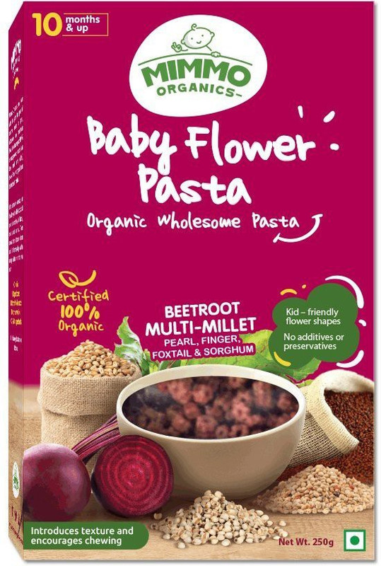 mimmo organics Baby Flower, multi millet Penne Pasta(250 g)