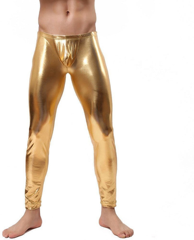 mens gold tights