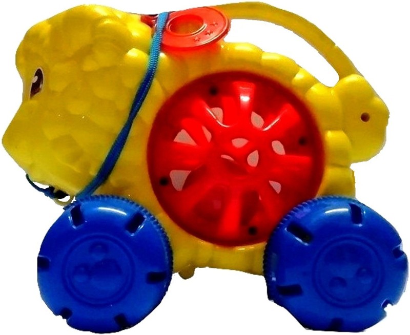 sharda PULL SHEEP BY ROPE WITH RATTLE (IN BUILD)(Multicolor)