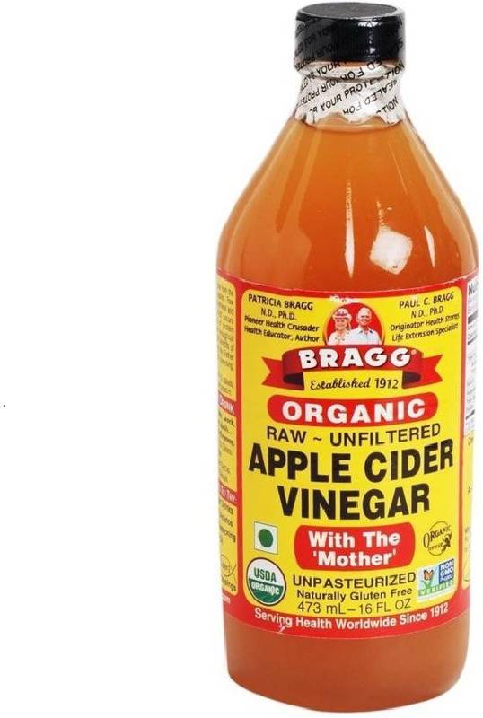 bragg ORGANIC RAW UNFILTERED APPLE CIDER VINEGAR Apple Cider Vinegar (473 ml, Apple Flavored)